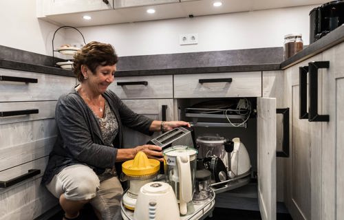 Keuken Slui Sommelsdijk met draaicaroussel