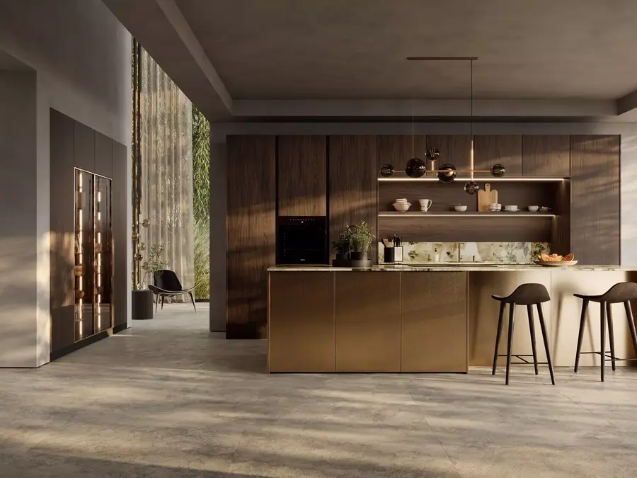 Hotel Chique Met Kookeiland Brass